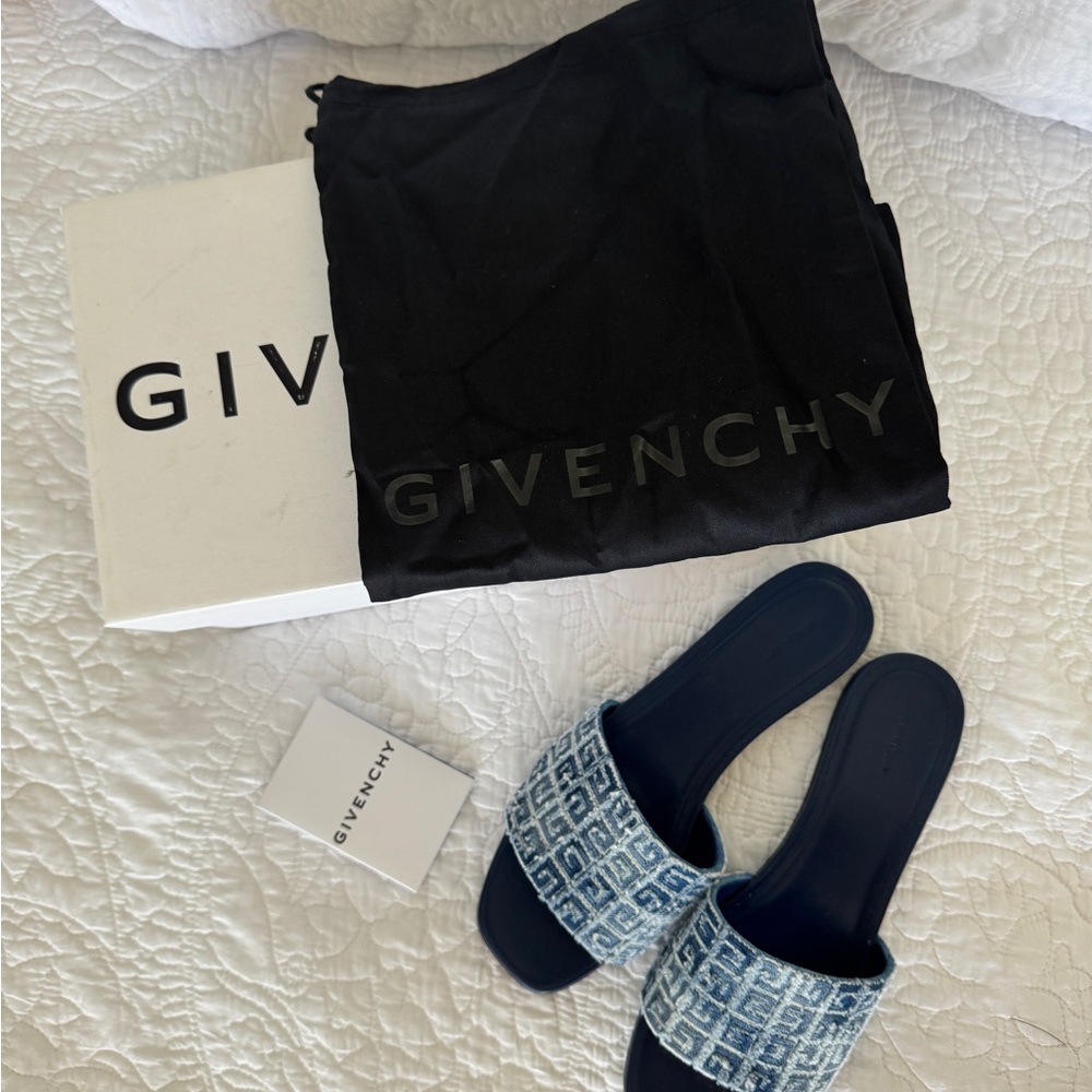 Givenchy Blue Slides